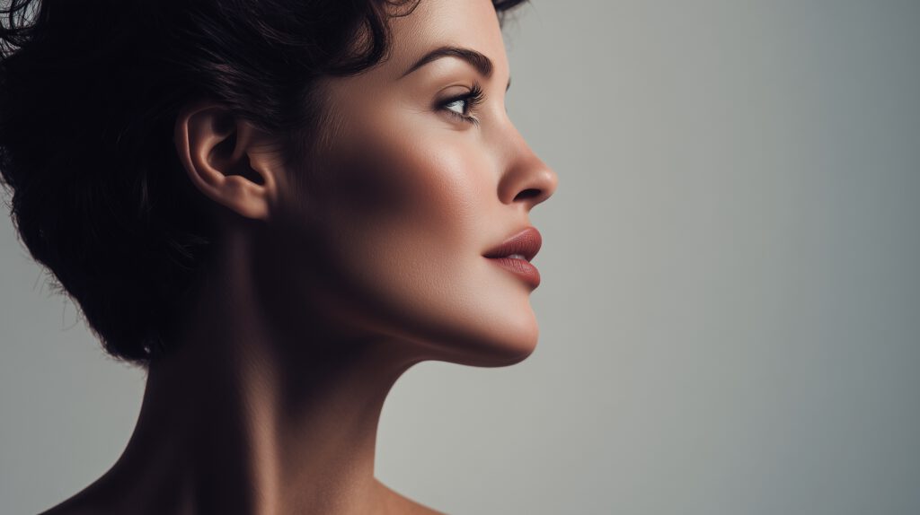 Kybella patient jawline